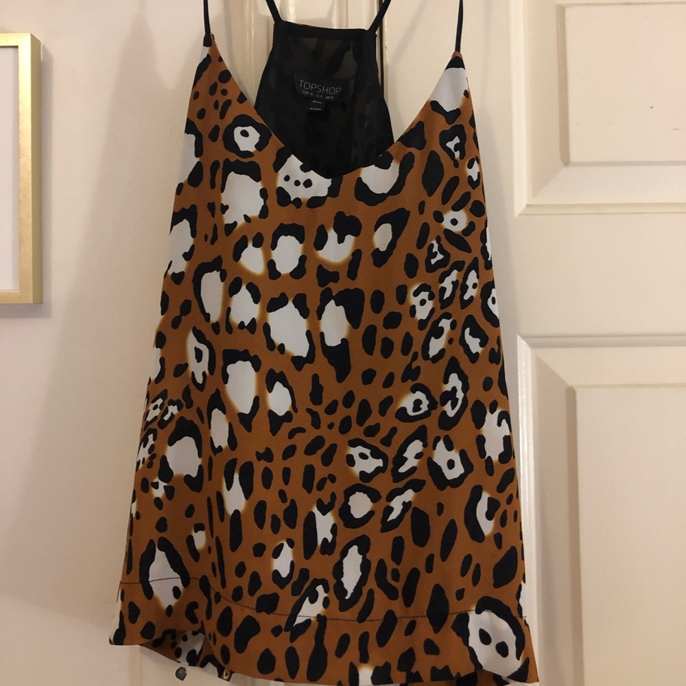 Top Shop leopard top